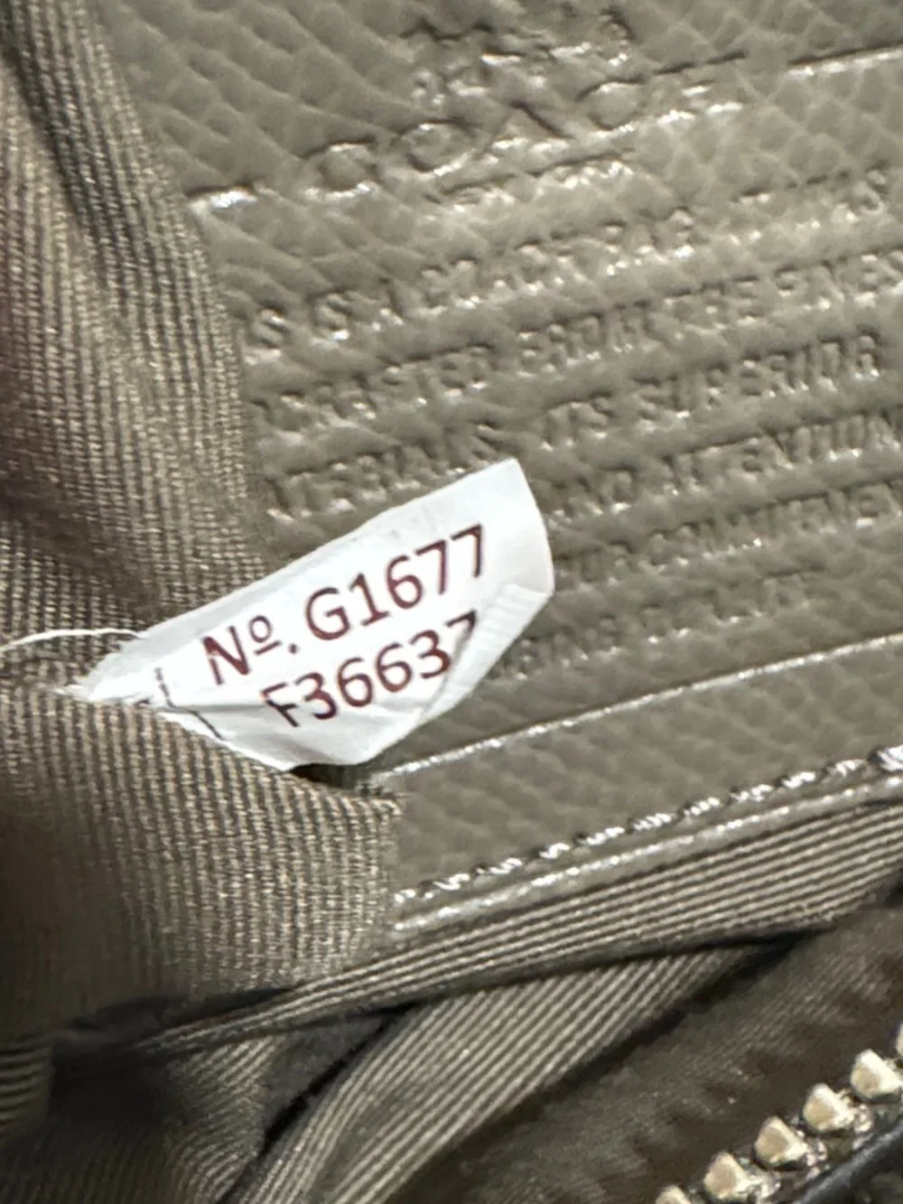 Coach Christie Gray Fog Saffiano Leather Satchel - Picture 11 of 17